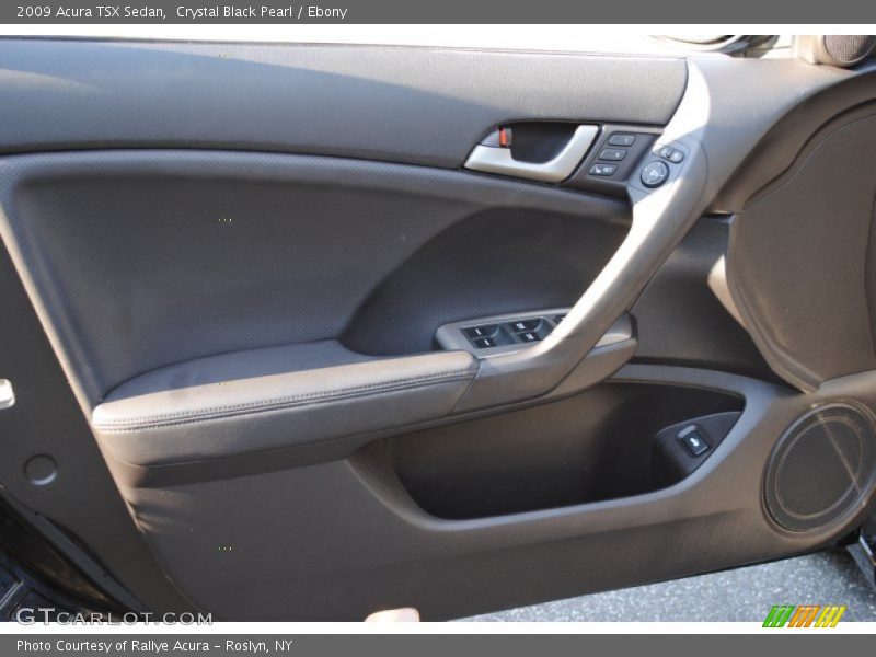 Crystal Black Pearl / Ebony 2009 Acura TSX Sedan