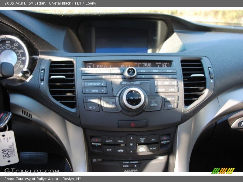 Crystal Black Pearl / Ebony 2009 Acura TSX Sedan