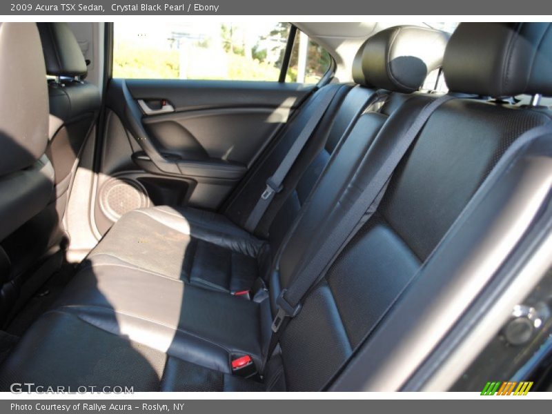 Crystal Black Pearl / Ebony 2009 Acura TSX Sedan