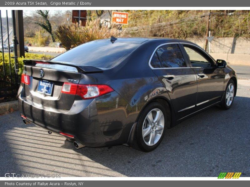 Grigio Metallic / Ebony 2009 Acura TSX Sedan