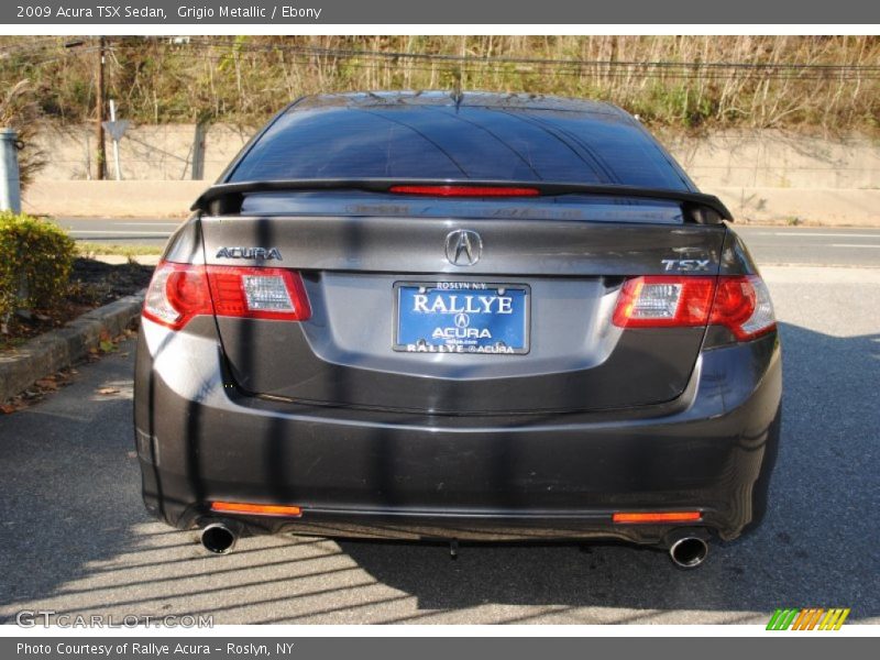 Grigio Metallic / Ebony 2009 Acura TSX Sedan
