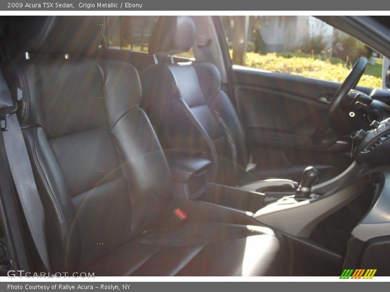 Grigio Metallic / Ebony 2009 Acura TSX Sedan