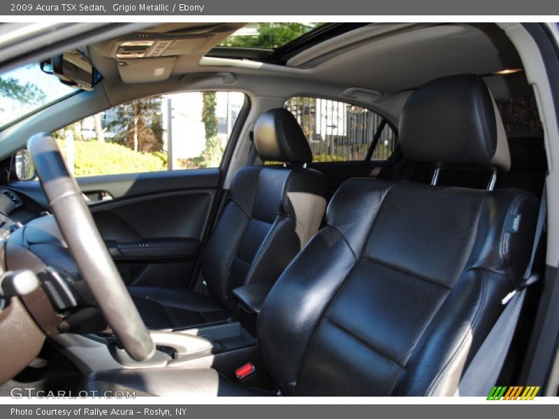 Grigio Metallic / Ebony 2009 Acura TSX Sedan