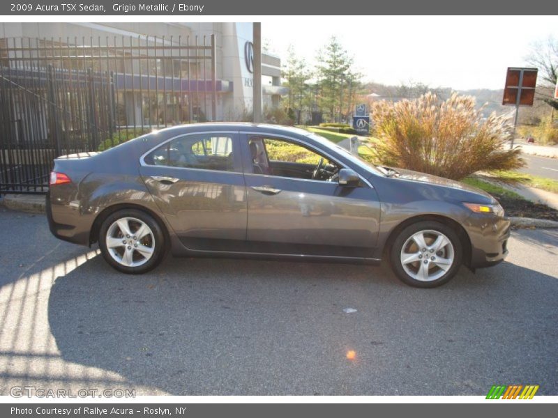 Grigio Metallic / Ebony 2009 Acura TSX Sedan