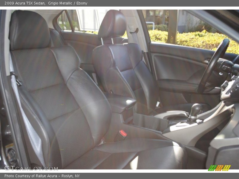 Grigio Metallic / Ebony 2009 Acura TSX Sedan