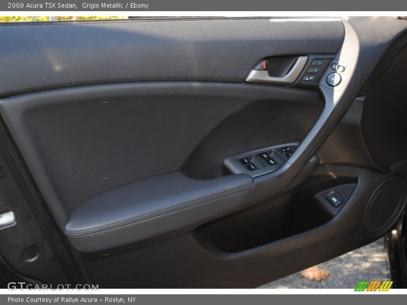 Grigio Metallic / Ebony 2009 Acura TSX Sedan
