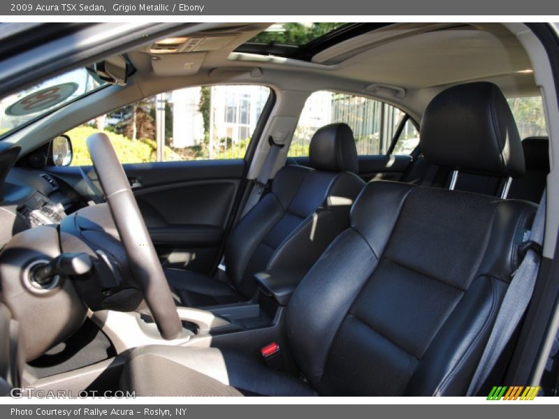 Grigio Metallic / Ebony 2009 Acura TSX Sedan