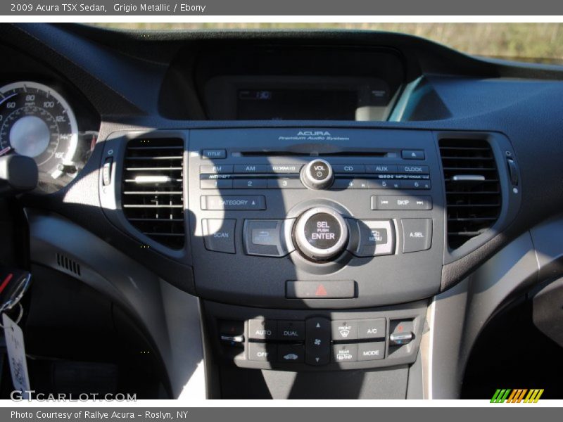 Grigio Metallic / Ebony 2009 Acura TSX Sedan
