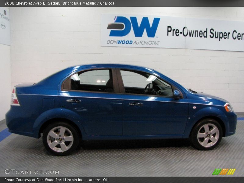 Bright Blue Metallic / Charcoal 2008 Chevrolet Aveo LT Sedan