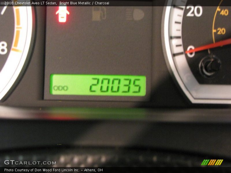 Bright Blue Metallic / Charcoal 2008 Chevrolet Aveo LT Sedan