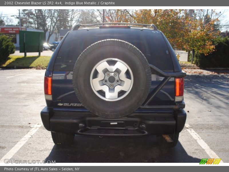 Indigo Blue Metallic / Graphite 2002 Chevrolet Blazer LS ZR2 4x4
