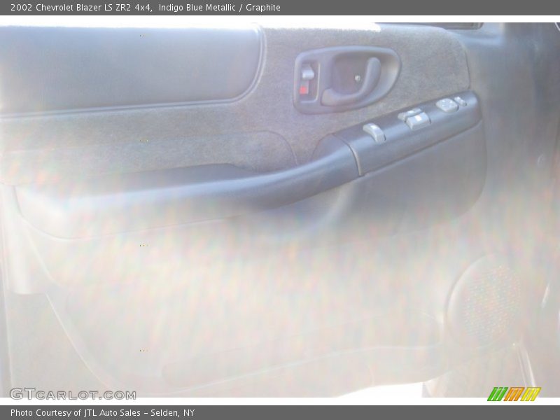 Indigo Blue Metallic / Graphite 2002 Chevrolet Blazer LS ZR2 4x4