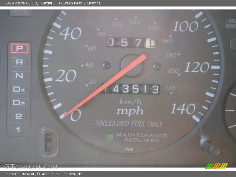 Cardiff Blue-Green Pearl / Charcoal 1999 Acura CL 2.3