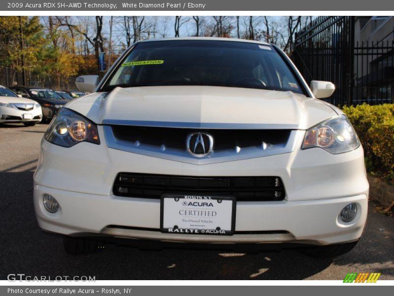 White Diamond Pearl / Ebony 2009 Acura RDX SH-AWD Technology