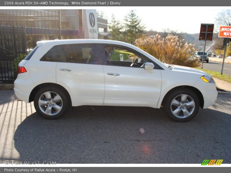 White Diamond Pearl / Ebony 2009 Acura RDX SH-AWD Technology