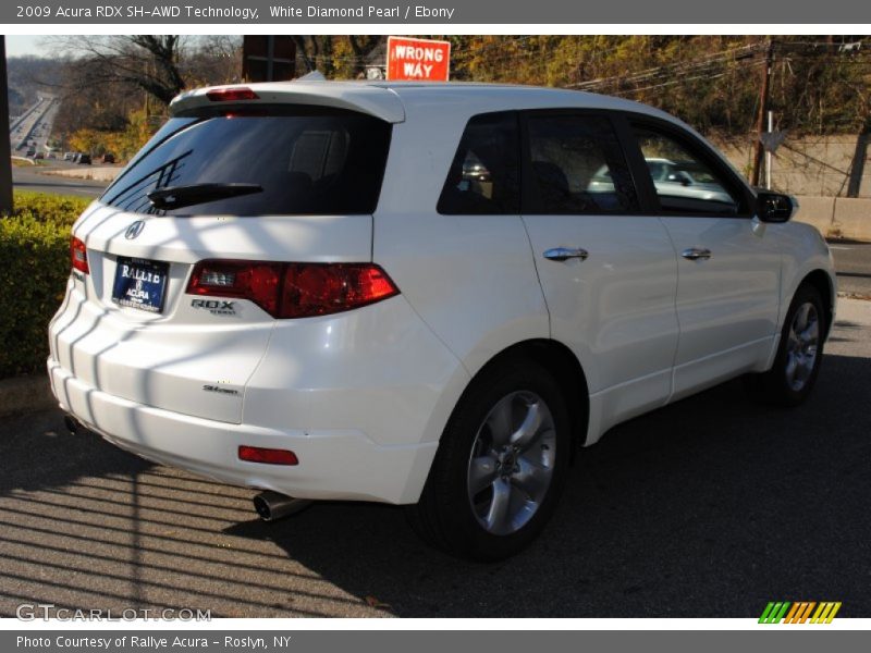White Diamond Pearl / Ebony 2009 Acura RDX SH-AWD Technology