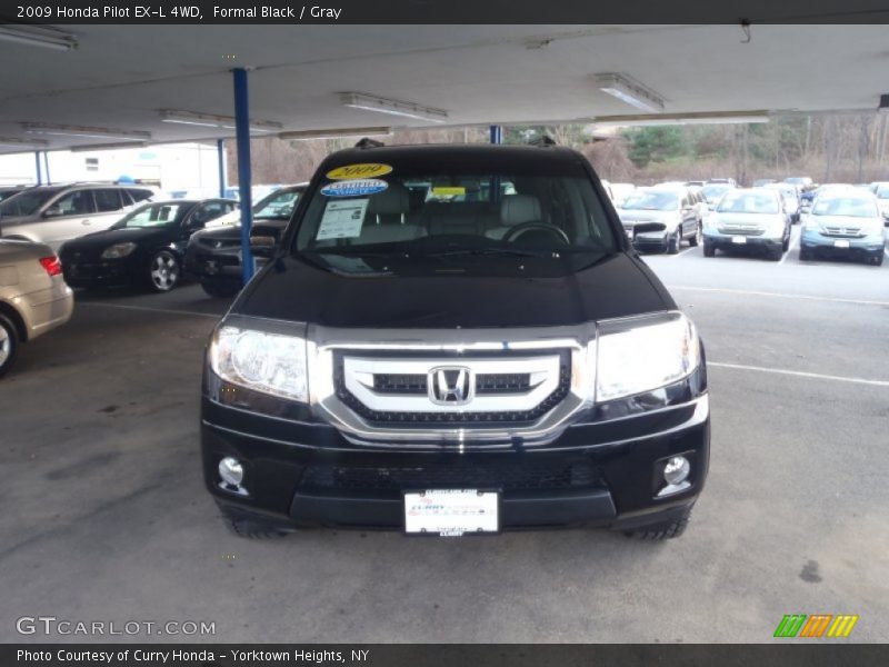 Formal Black / Gray 2009 Honda Pilot EX-L 4WD