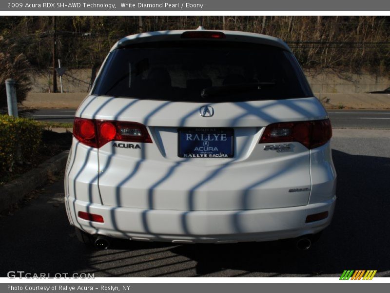 White Diamond Pearl / Ebony 2009 Acura RDX SH-AWD Technology