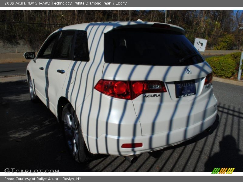 White Diamond Pearl / Ebony 2009 Acura RDX SH-AWD Technology