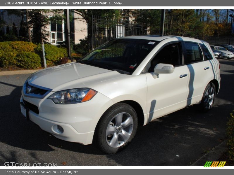 White Diamond Pearl / Ebony 2009 Acura RDX SH-AWD Technology