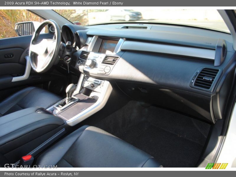 White Diamond Pearl / Ebony 2009 Acura RDX SH-AWD Technology