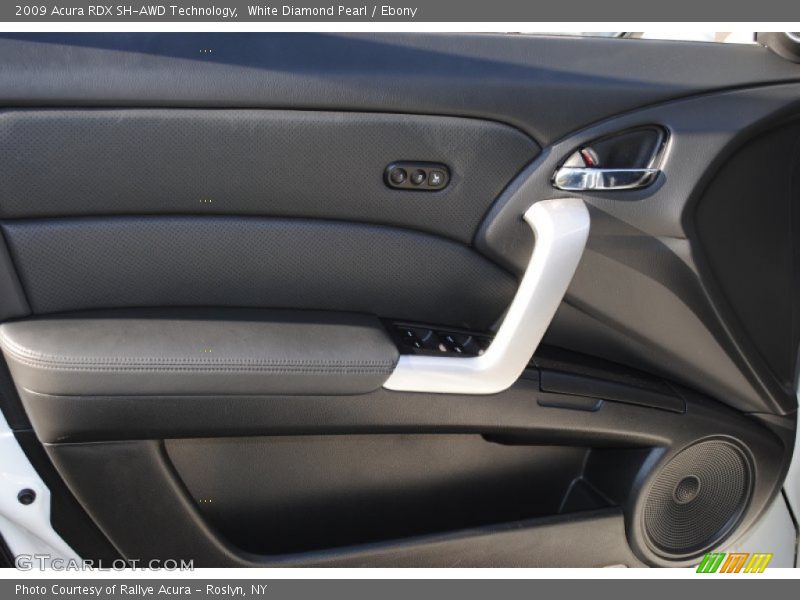 White Diamond Pearl / Ebony 2009 Acura RDX SH-AWD Technology