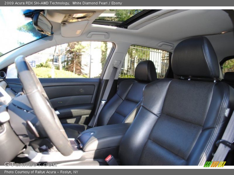 White Diamond Pearl / Ebony 2009 Acura RDX SH-AWD Technology