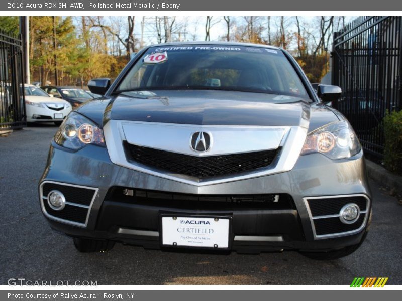 Polished Metal Metallic / Ebony 2010 Acura RDX SH-AWD