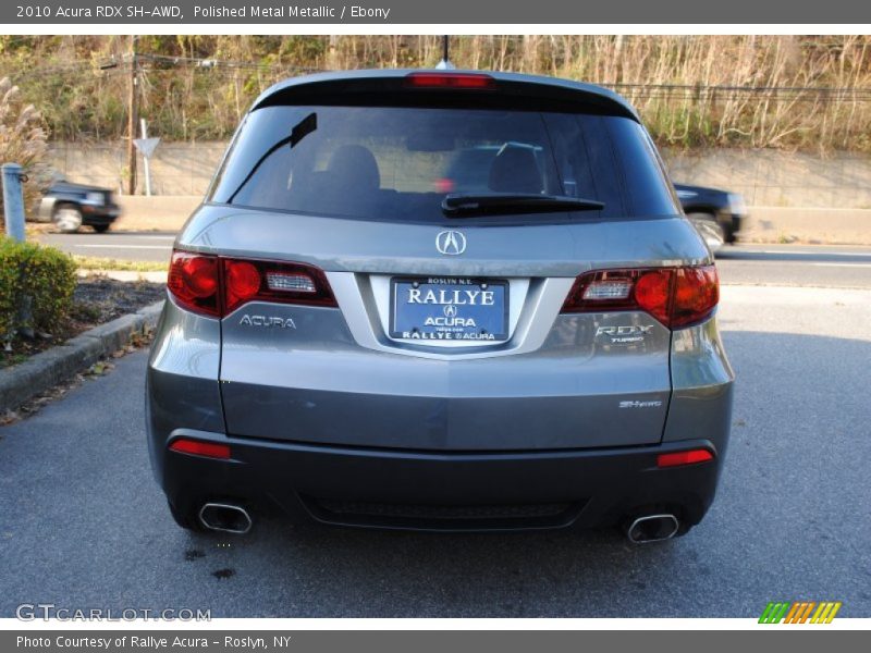 Polished Metal Metallic / Ebony 2010 Acura RDX SH-AWD