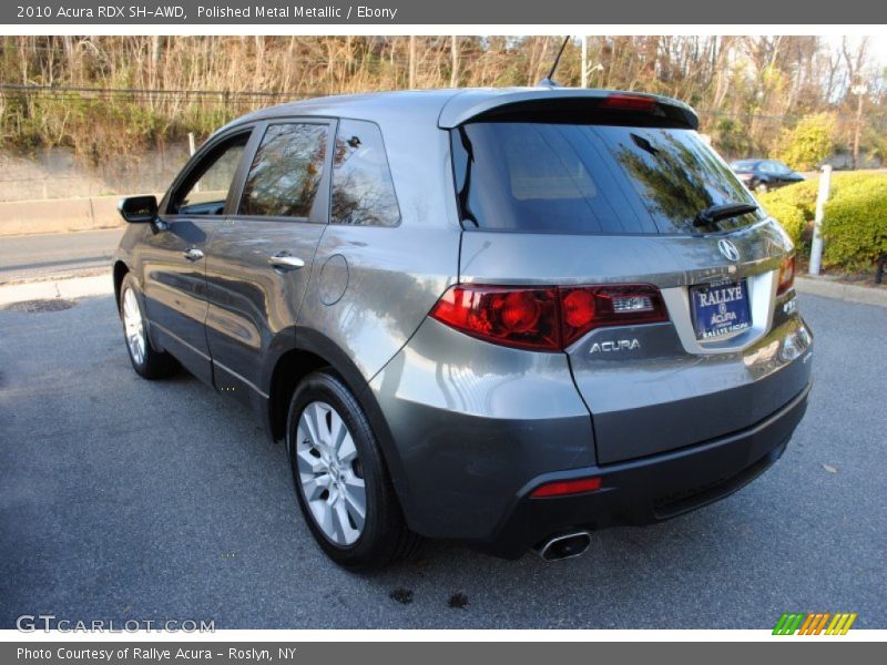 Polished Metal Metallic / Ebony 2010 Acura RDX SH-AWD