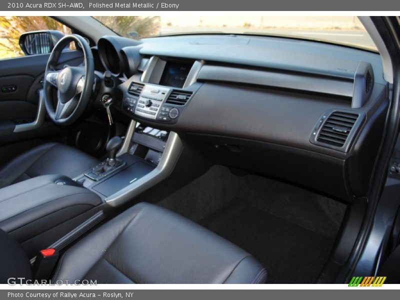 Polished Metal Metallic / Ebony 2010 Acura RDX SH-AWD