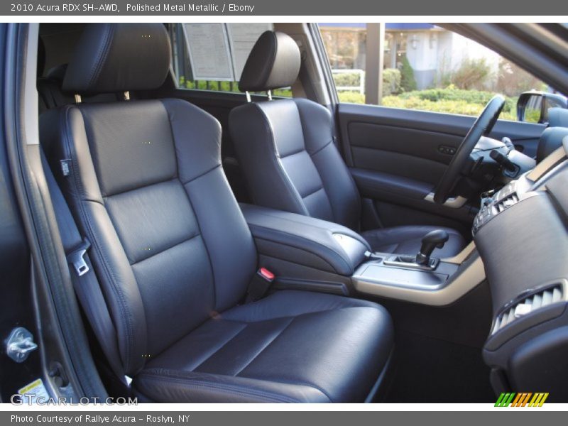 Polished Metal Metallic / Ebony 2010 Acura RDX SH-AWD