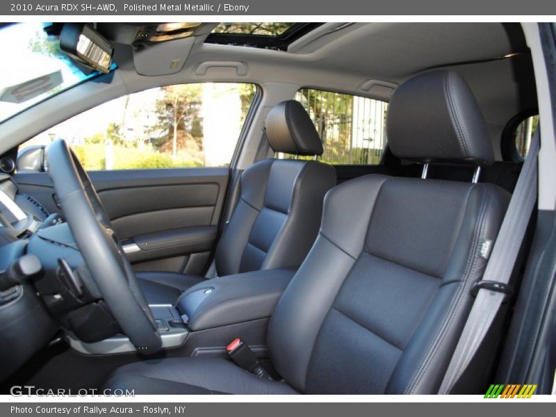 Polished Metal Metallic / Ebony 2010 Acura RDX SH-AWD