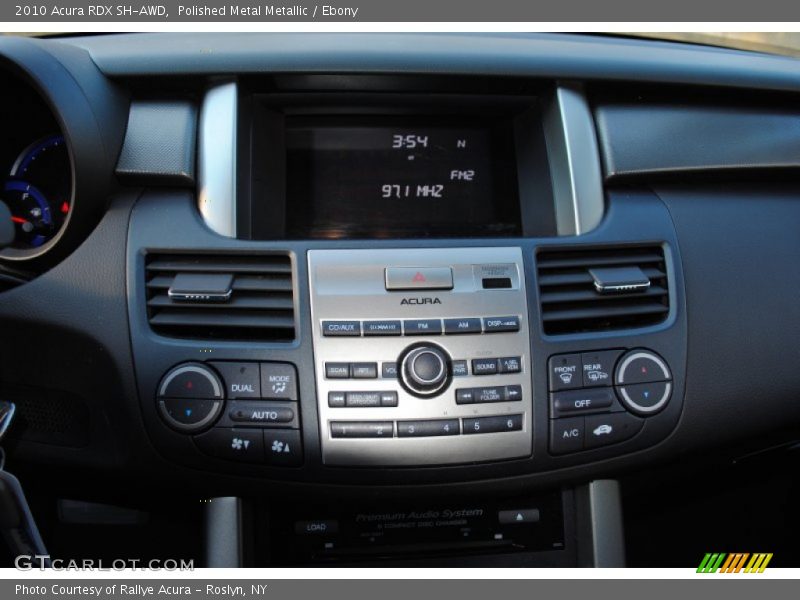 Polished Metal Metallic / Ebony 2010 Acura RDX SH-AWD