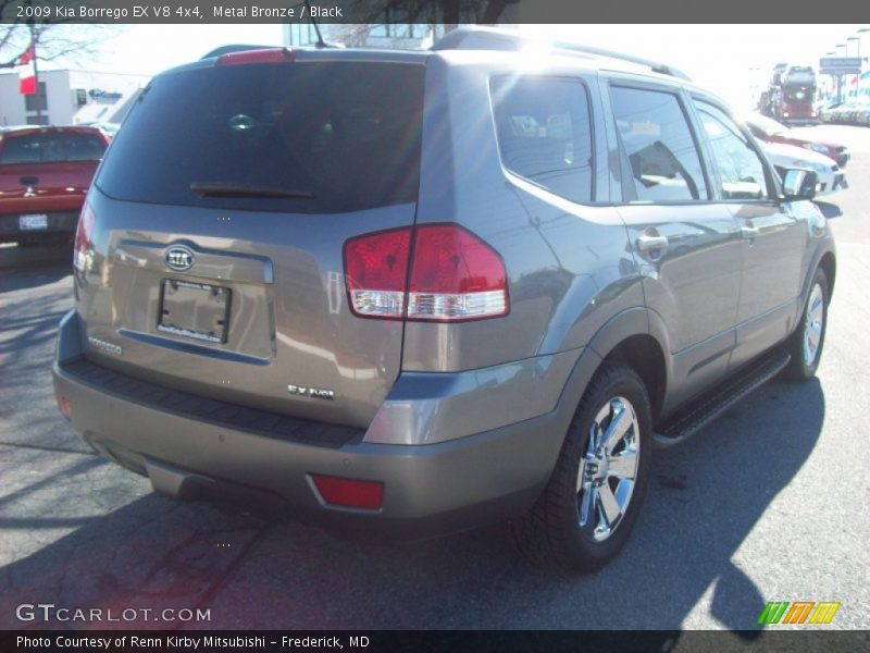 Metal Bronze / Black 2009 Kia Borrego EX V8 4x4