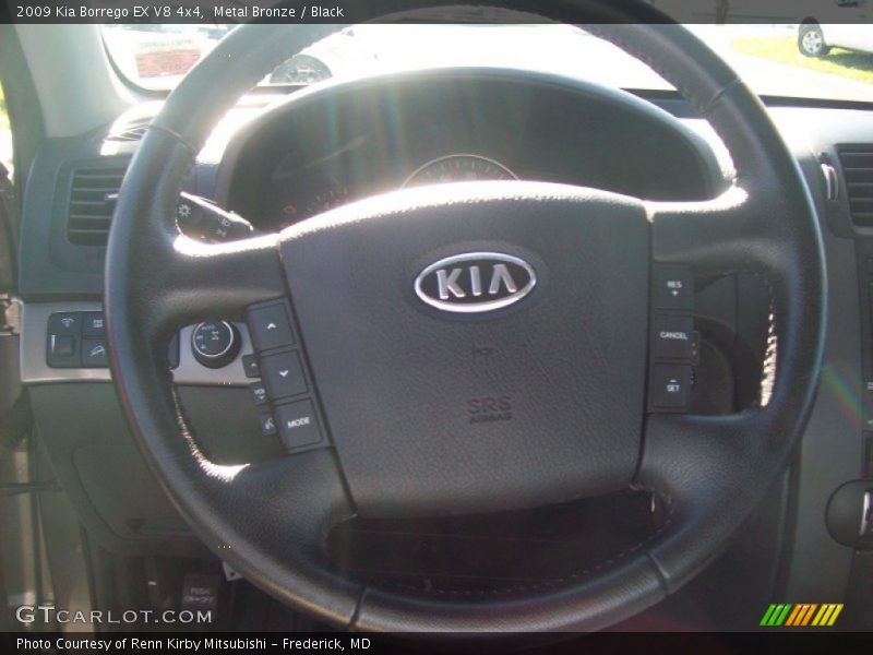 Metal Bronze / Black 2009 Kia Borrego EX V8 4x4