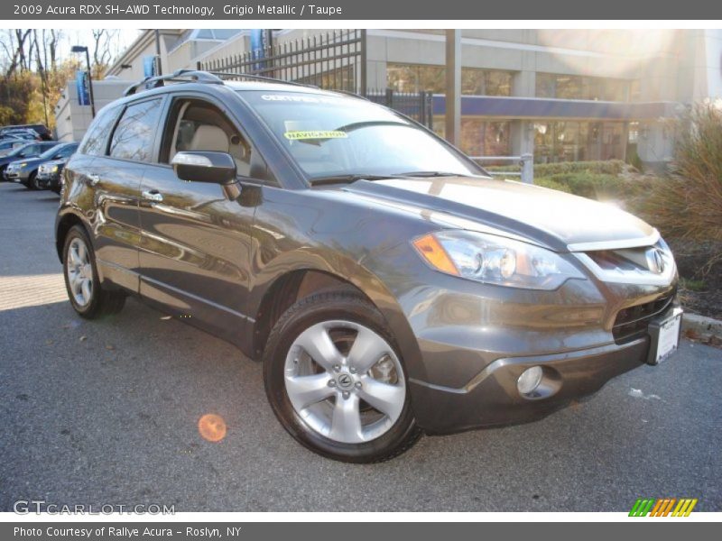 Grigio Metallic / Taupe 2009 Acura RDX SH-AWD Technology