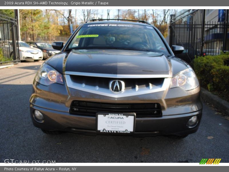 Grigio Metallic / Taupe 2009 Acura RDX SH-AWD Technology