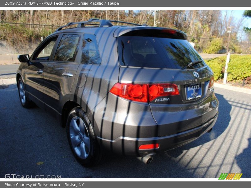Grigio Metallic / Taupe 2009 Acura RDX SH-AWD Technology