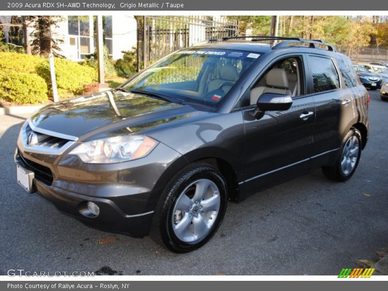 Grigio Metallic / Taupe 2009 Acura RDX SH-AWD Technology