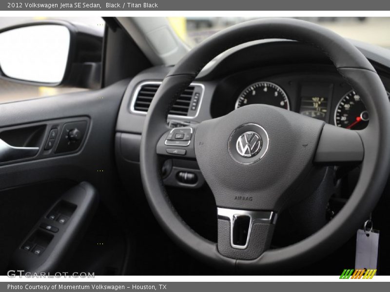 Black / Titan Black 2012 Volkswagen Jetta SE Sedan