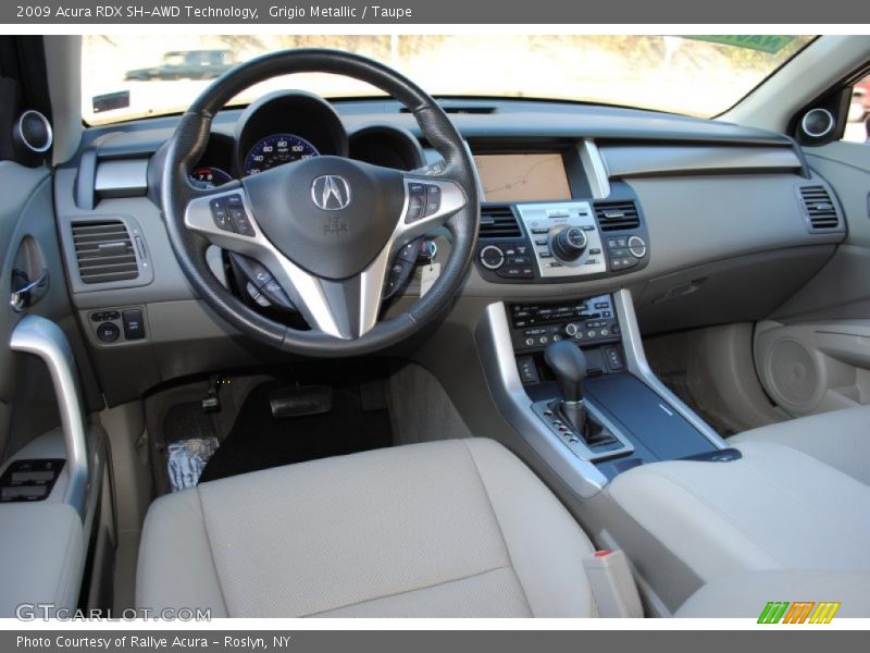 Grigio Metallic / Taupe 2009 Acura RDX SH-AWD Technology