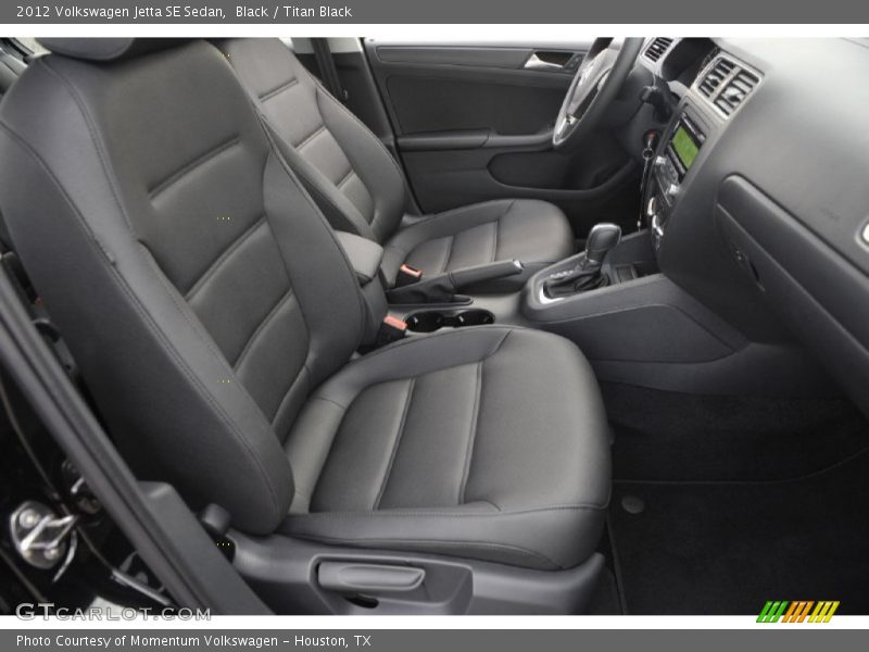 Black / Titan Black 2012 Volkswagen Jetta SE Sedan