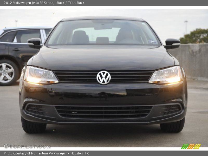 Black / Titan Black 2012 Volkswagen Jetta SE Sedan