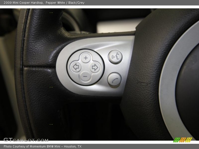 Pepper White / Black/Grey 2009 Mini Cooper Hardtop