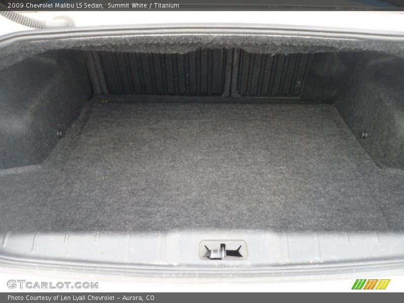 Summit White / Titanium 2009 Chevrolet Malibu LS Sedan