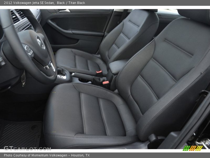 Black / Titan Black 2012 Volkswagen Jetta SE Sedan