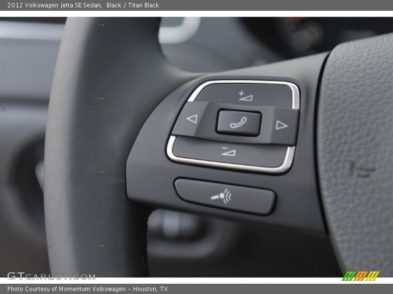 Black / Titan Black 2012 Volkswagen Jetta SE Sedan