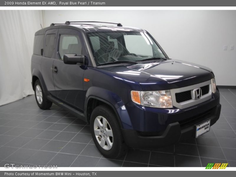 Royal Blue Pearl / Titanium 2009 Honda Element EX AWD