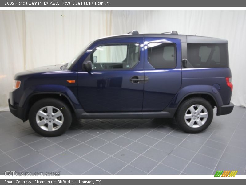 Royal Blue Pearl / Titanium 2009 Honda Element EX AWD